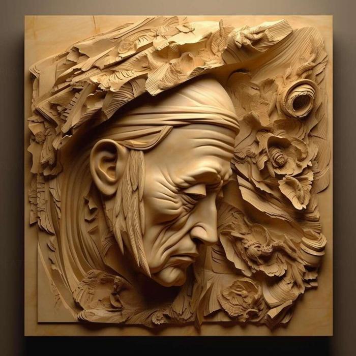 نموذج ثلاثي الأبعاد لآلة CNC 3D Art 